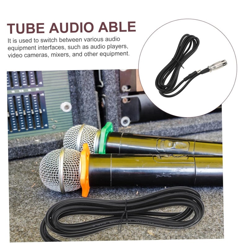 Professional XLR Female to Audio Cable 3 Feet Black for Microphone Speaker Console - Image 2